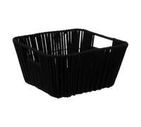 5five - cestino in tessuto 31x15cm manille nero