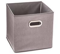 5five - cestino in tessuto mix n modul 31x31cm grigio chiaro screziato