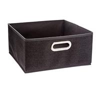 5five - cestino in tessuto screziato grigio scuro mix n modul 31x15cm