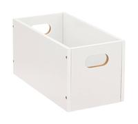 5five - cestino mix n modul 15x31cm in legno bianco