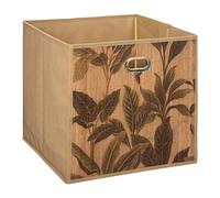 5five - cestino mix n modul 31x31cm con motivo bambù latte