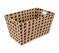 5five - cestino nero terre inconnue 55x35 cm