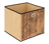 5five - cestino per latte in bambù blackflora 31x31cm