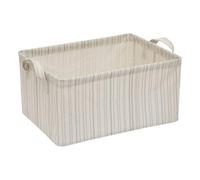 5five - cestino portaoggetti silnea rettangolare 19,5x30,5 cm beige