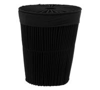 5five - cesto doppio per biancheria 40l manila nero