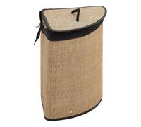 5five - cesto per la biancheria angolare in bambù 48l