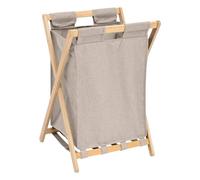 5five - cesto per la biancheria tidy box 50l pieghevole grigio
