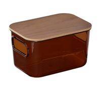5five - contenitore con coperchio lycia da 0,8 l, color mogano