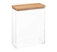 5five - contenitore rettangolare "eske" con coperchio in bambù 4,3l
