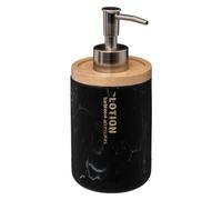 5five - dispenser di sapone léa da 270 ml nero effetto marmo