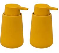 5five - distributore di sapone colorama 250ml giallo senape (Confezione da 2)