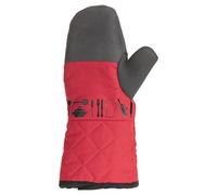 5five - guanto da cucina in neoprene grigio e rosso