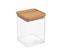 5five - lattina quadrata eske con coperchio in bambù 1l