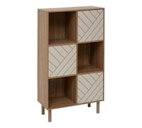 5five - mix n match 6 ripiani in legno e fantasia a righe