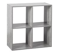 5five - mix n modul 4 ripiani, effetto rovere grigio