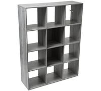 5five - mix n modul" effetto rovere grigio 12 ripiani