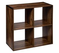 5five - mix n modul indus 4 ripiani, effetto legno scuro