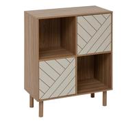 5five - mix'n'match 4 ripiani in legno e fantasia a righe