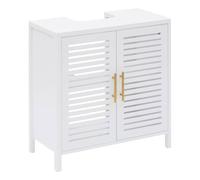 5five - mobile sottolavabo orea quadrato 35x70 cm a 2 ante, bianco