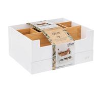 5five - organizzatore per 1 cassetto naturéo bianco