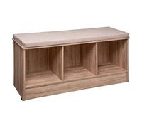 5five - panca a 3 posti mix n modul effetto rovere naturale