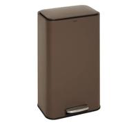 5five - Pattumiera rettangolare a pedale delta 30 l cioccolato