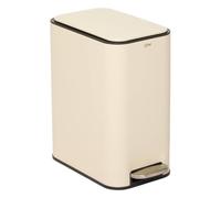 5five - Pattumiera slim rettangolare a pedale delta 20 l argilla