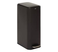 5five - Pattumiera slim rettangolare a pedale delta 30 l nero