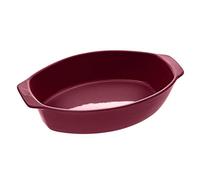 5five - piatto ovale in ceramica 39 x 24 rosso