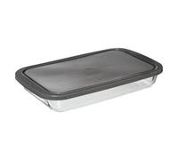 5five - piatto rettangolare con coperchio in silicone 35x21cm keepeat