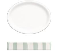 5five - portasapone a strisce verde celadon strio h3cm