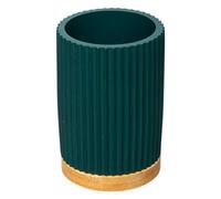 5five - portaspazzolini modern color blu petrolio