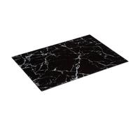 5five - tavola di vetro decorativa 40 x 30 marmo nero