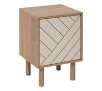 5five - scaffale a 1 anta mix'n'match in legno e fantasia a righe