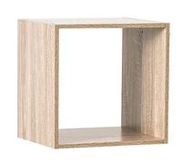 5five - scaffale a 1 scomparto mix n modul effetto legno naturale