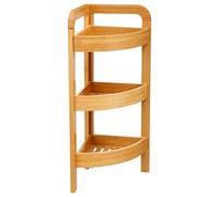 5five - scaffale angolare a 3 livelli 23cm in bambù