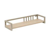 5five - scaffale da parete duna rettangolare 18,4x56 cm beige