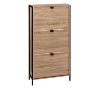 5five - scarpiera a 3 cassetti aliaj effetto rovere naturale