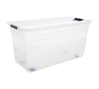 5five - scatola di plastica trasparente easy roll 83l