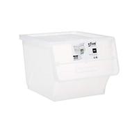 5five - scatola in plastica trasparente con apertura frontale 34l