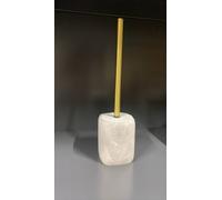 5five - scopino bianco nuvoloso h 36 cm