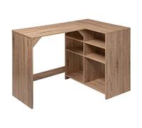 E_0002_S7910389 5five Scrivania 5five 6 Mensole Forma a L Naturale Legno 110 x 7