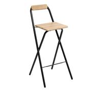5five - sedia bar pieghevole louna effetto rovere naturale