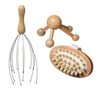 5five - set da massaggio in bambù da 3 pezzi