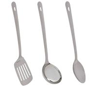 5five - set di 3 utensili brillance, lunghezza 33 cm, color argento