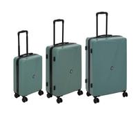 5Five - Set di valigie per bagaglio verde, ideale per viaggi