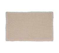 5Five - Tappeto a forma di waffle, 80 x 50 cm, beige