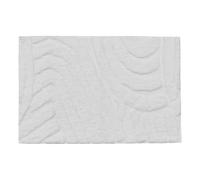5five - Tappeto da bagno Cloudy 75 x 50 cm bianco