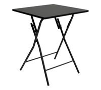 5five - tavolo pieghevole 2 posti nero