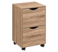 5five - torre a 2 porte con ruote effetto legno